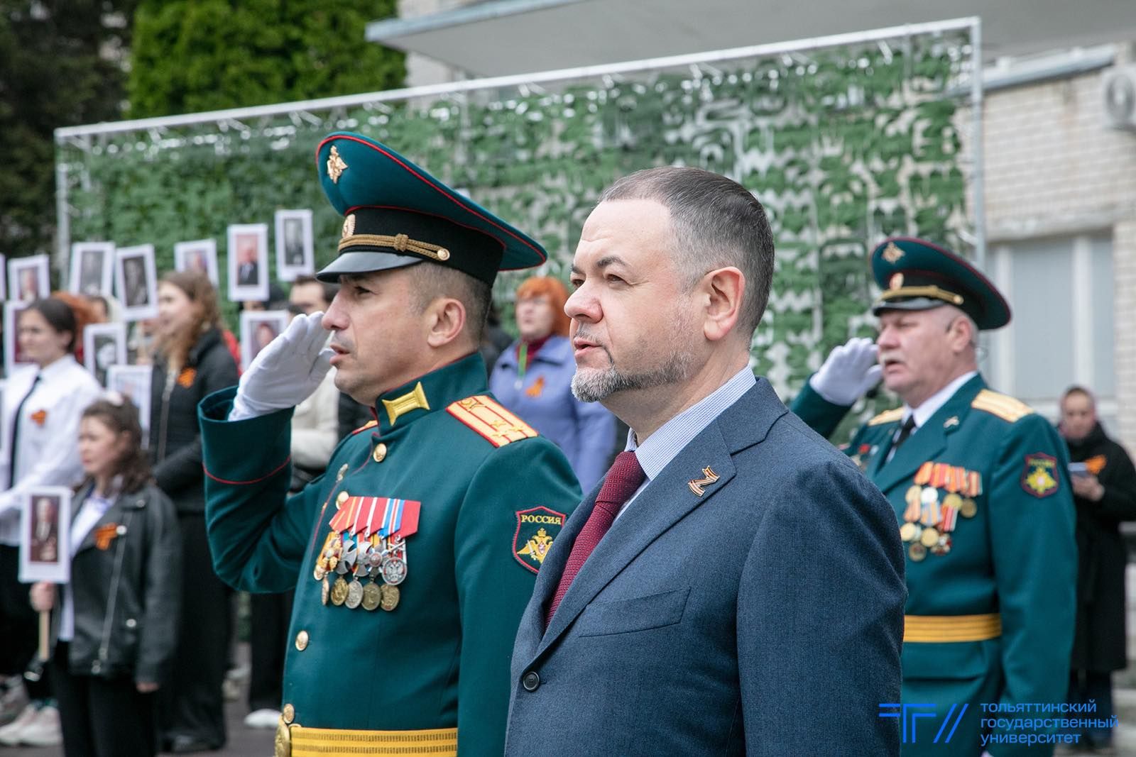 Поздравление ректора ТГУ с Днём ракетных войск и артиллерии